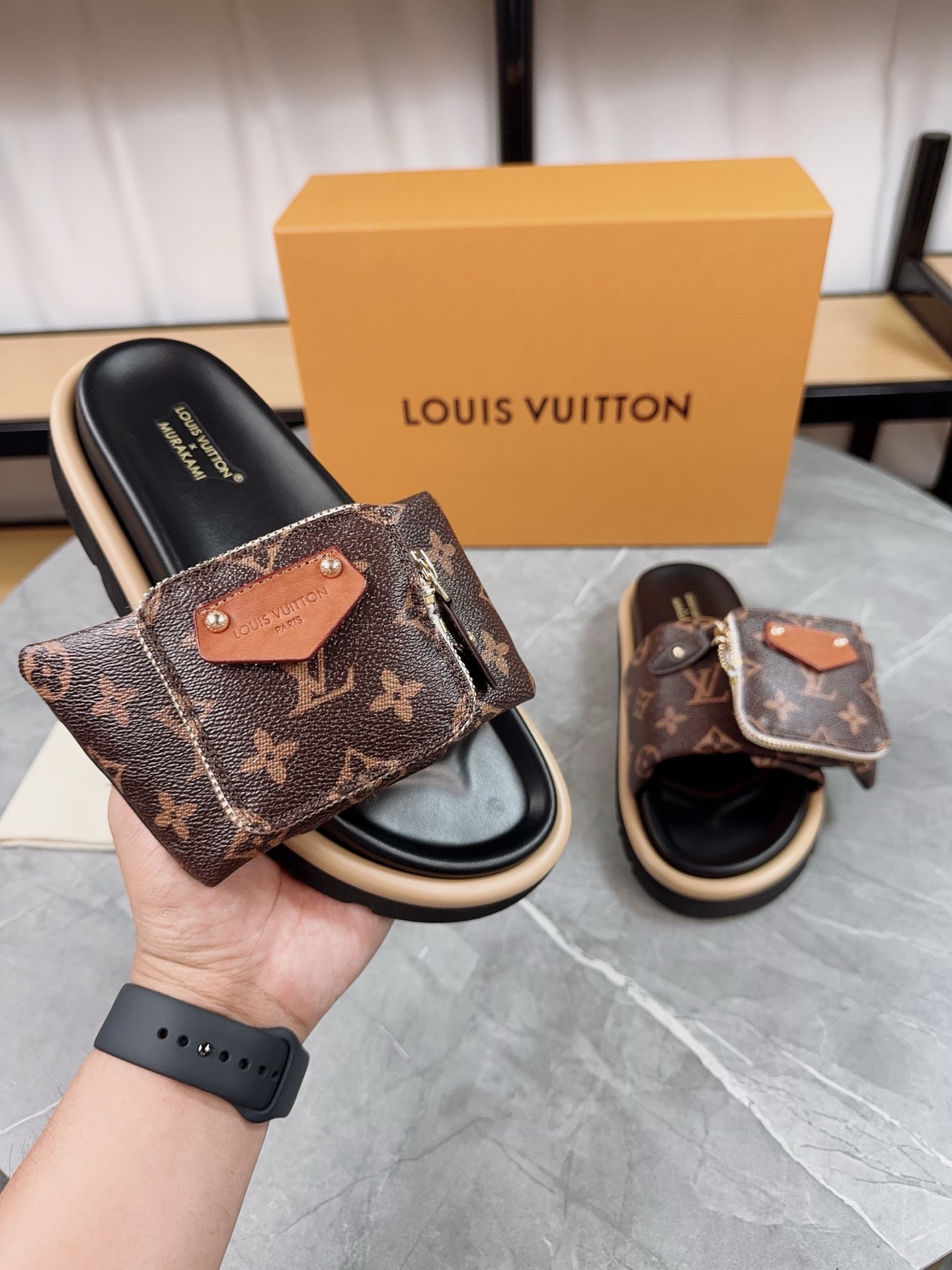 Louis Vuitton Pool Pillow Comfort Flat Sandal in Monogram Canvas 8 i1741083593405 2360 0 6