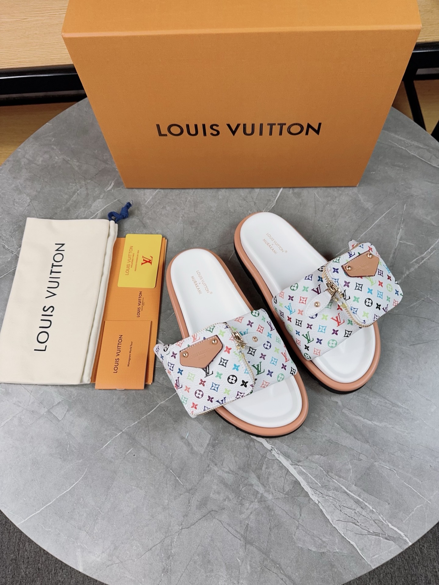 Louis Vuitton Pool Pillow Comfort Flat Sandal with Monogram Detailing 8 i1741083609096 1789 0 6