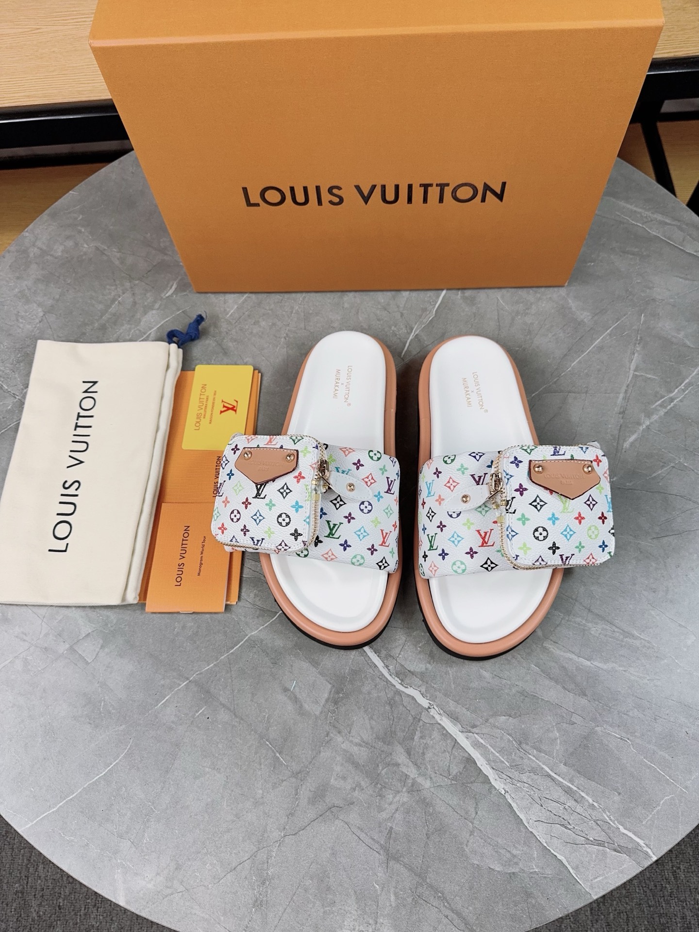 Louis Vuitton Pool Pillow Comfort Flat Sandal with Monogram Detailing 5 i1741083609155 362 0 4