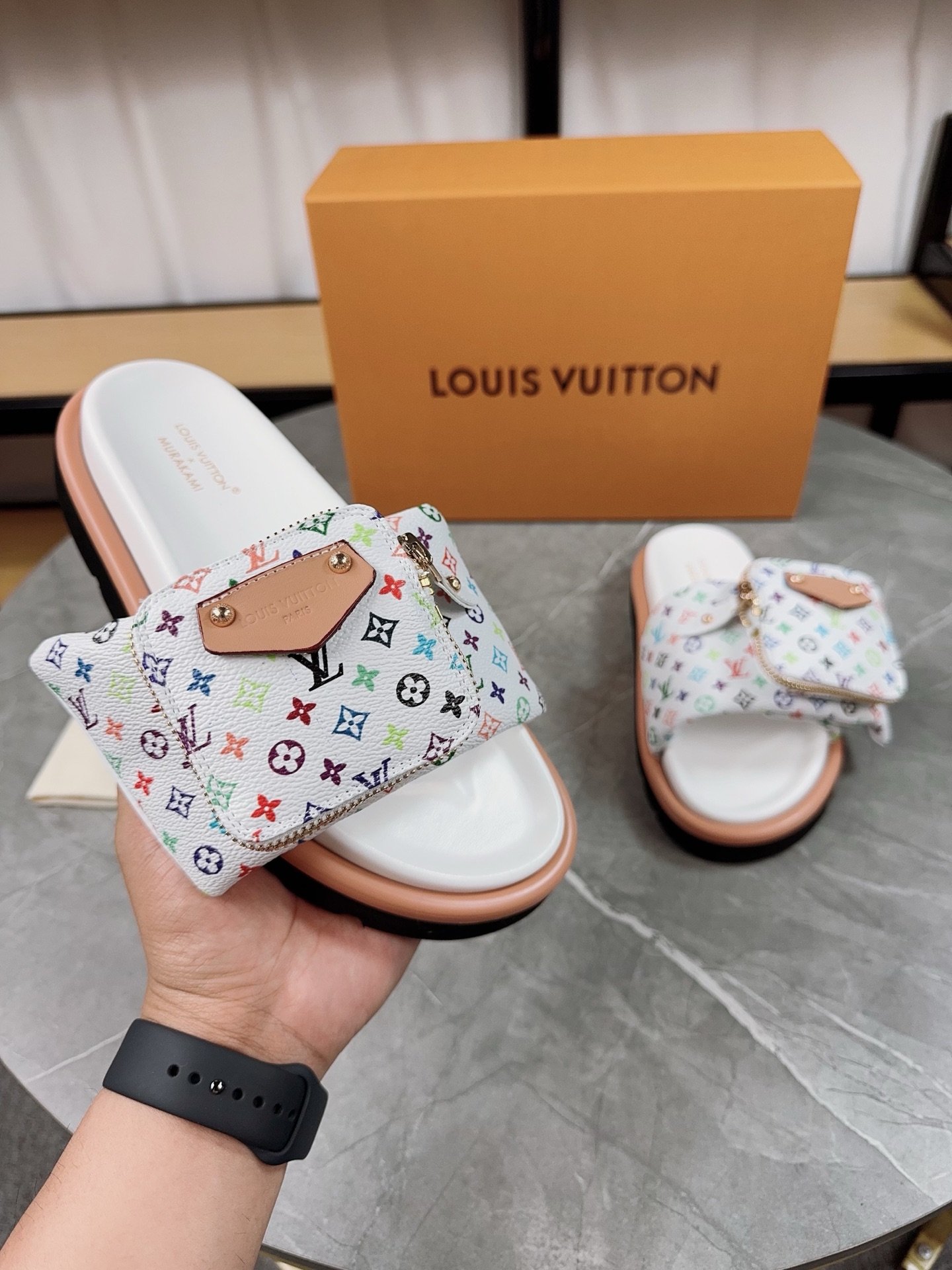 Louis Vuitton Pool Pillow Comfort Flat Sandal with Monogram Detailing 7 i1741083609891 1194 0 5