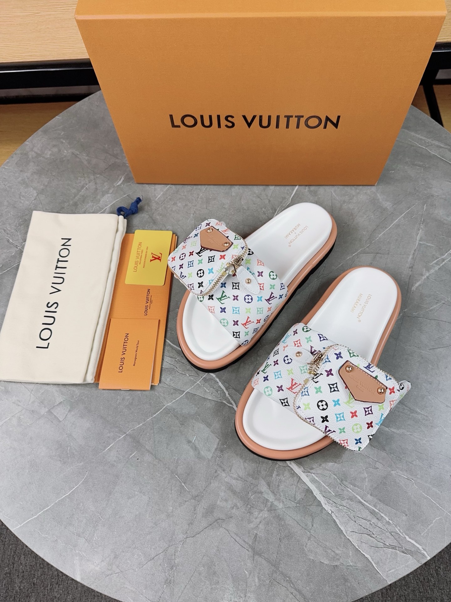 Louis Vuitton Pool Pillow Comfort Flat Sandal with Monogram Detailing 4 i1741083609905 2974 0 2