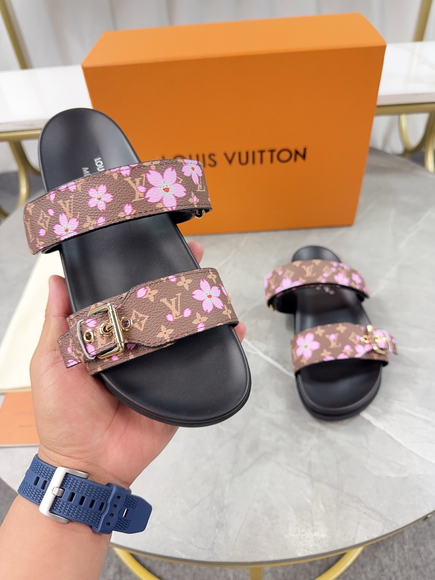 Louis Vuitton Women's Sandal with Adjustable Buckle and Platform Sole 2 i1742807128735 4646 0 5