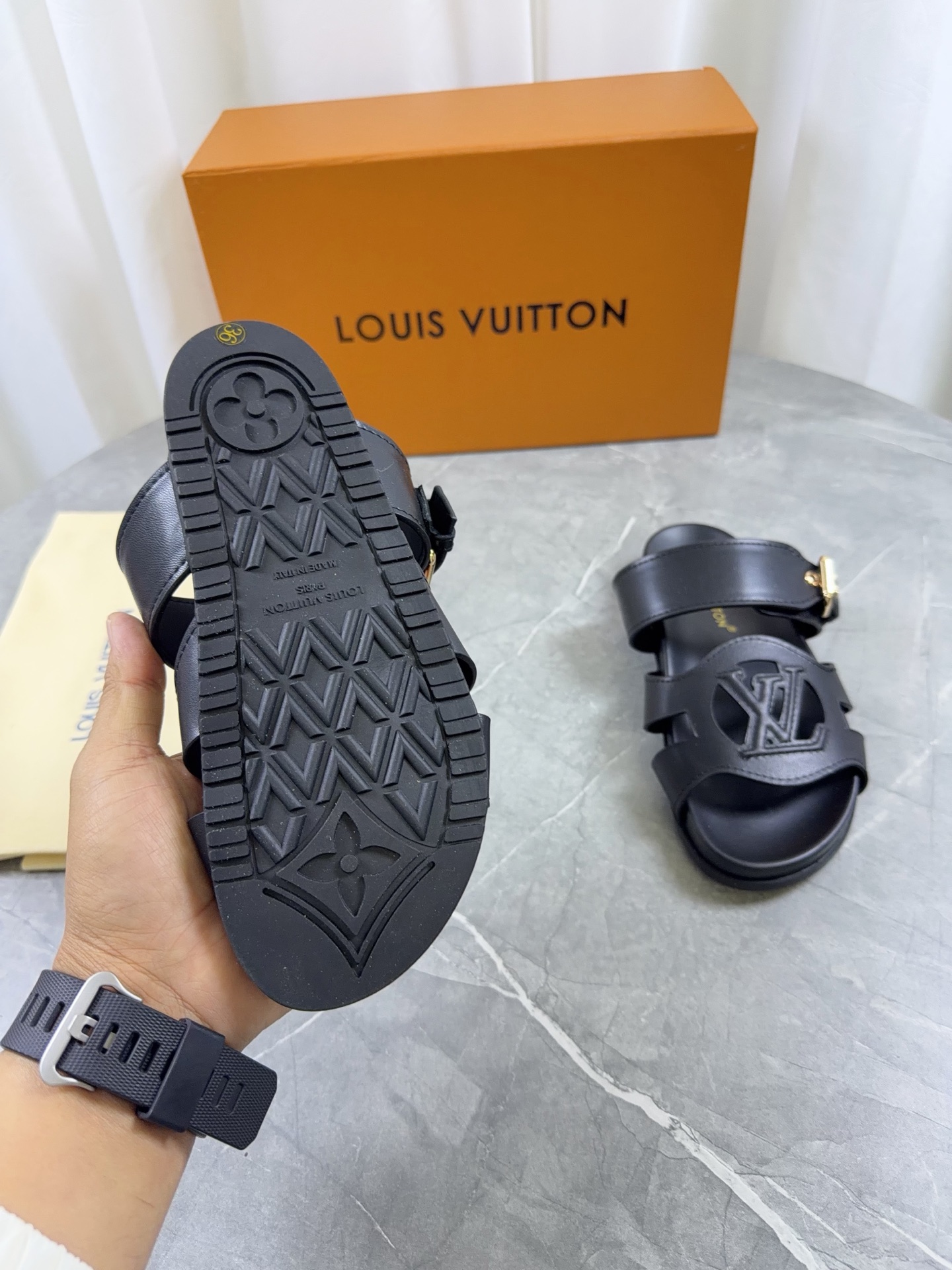 LV Style Leather Men's Shoes style reference detail image 8 from source 766790