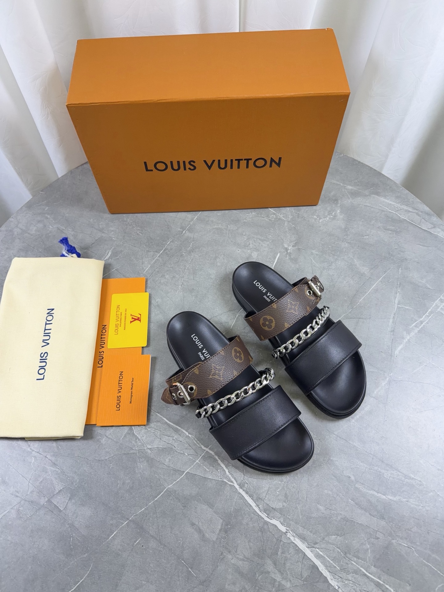 LV Style Leather Men's Shoes style reference detail image 6 from source 766791