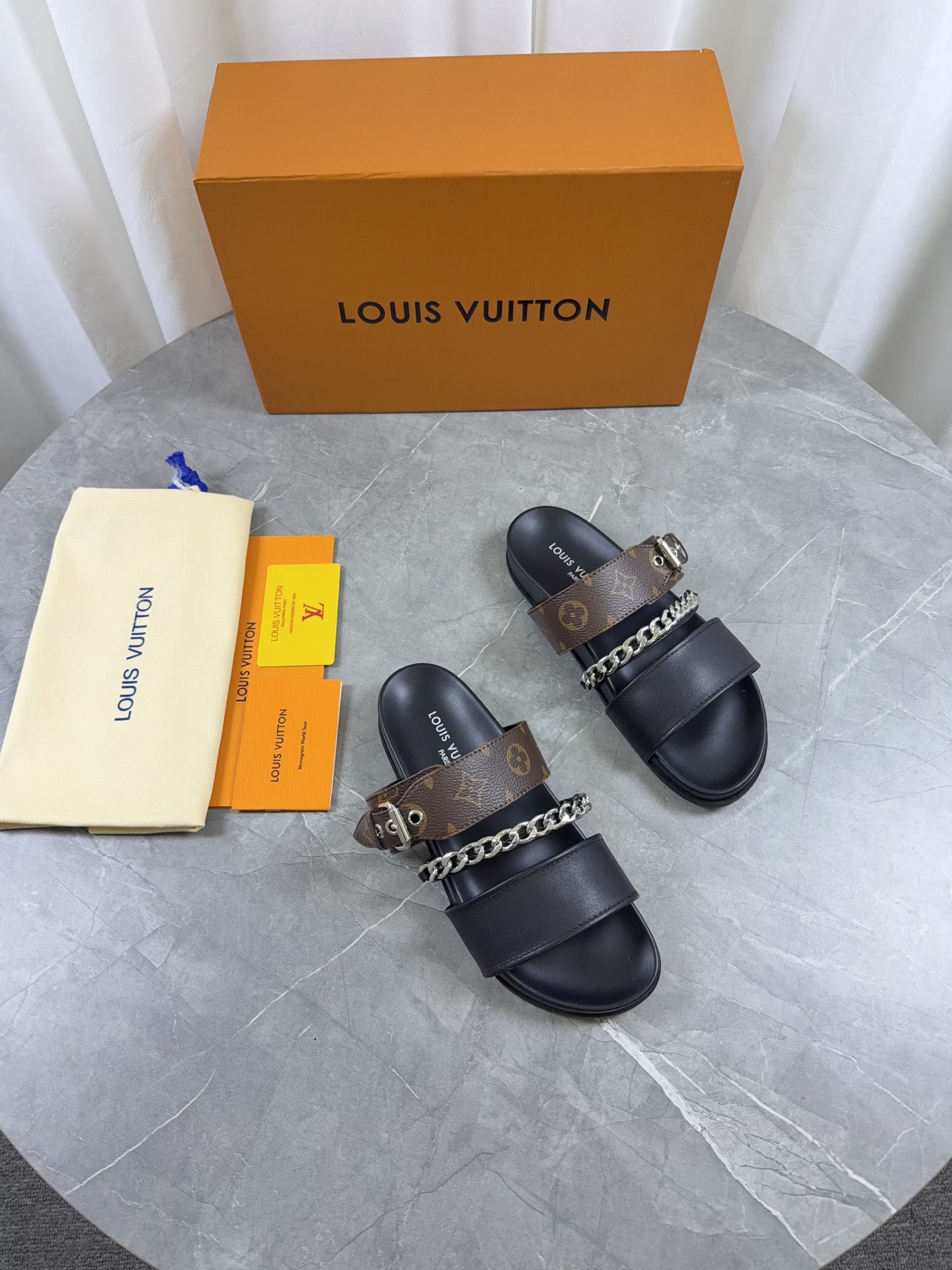 LV Style Leather Men's Shoes style reference detail image 5 from source 766791
