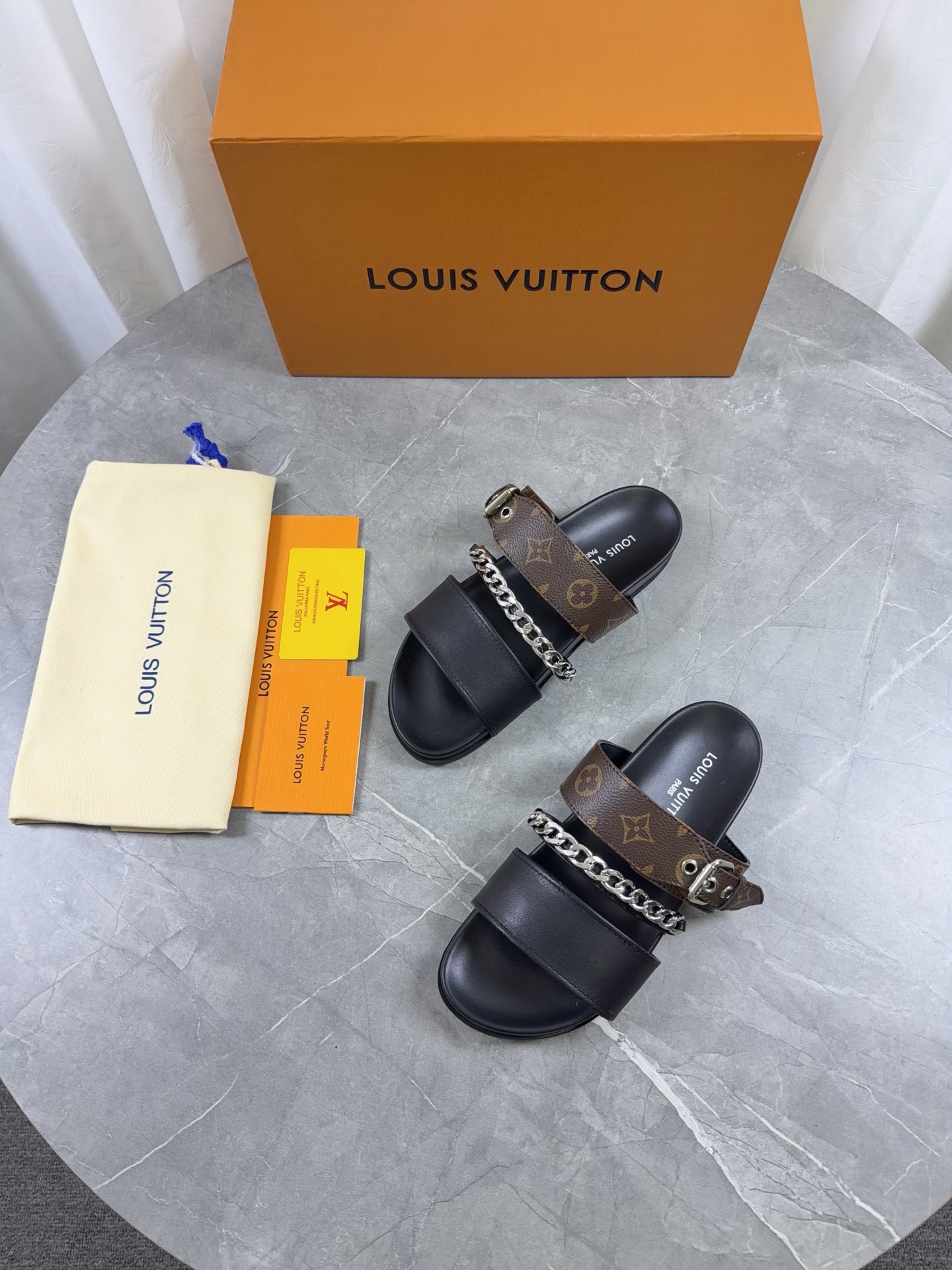LV Style Leather Men's Shoes style reference detail image 7 from source 766791