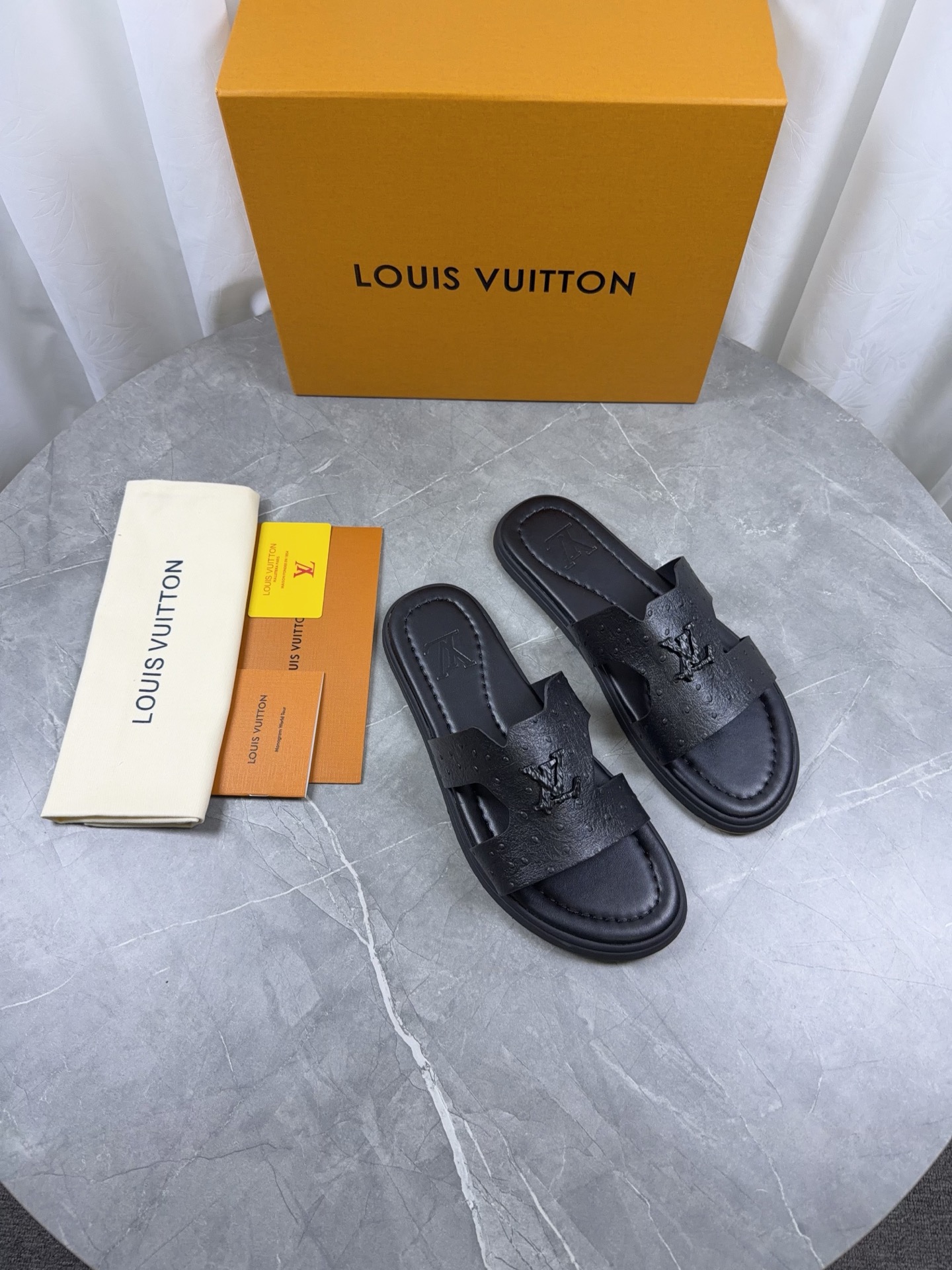LV Style Leather Men's Shoes style reference detail image 4 from source 766795