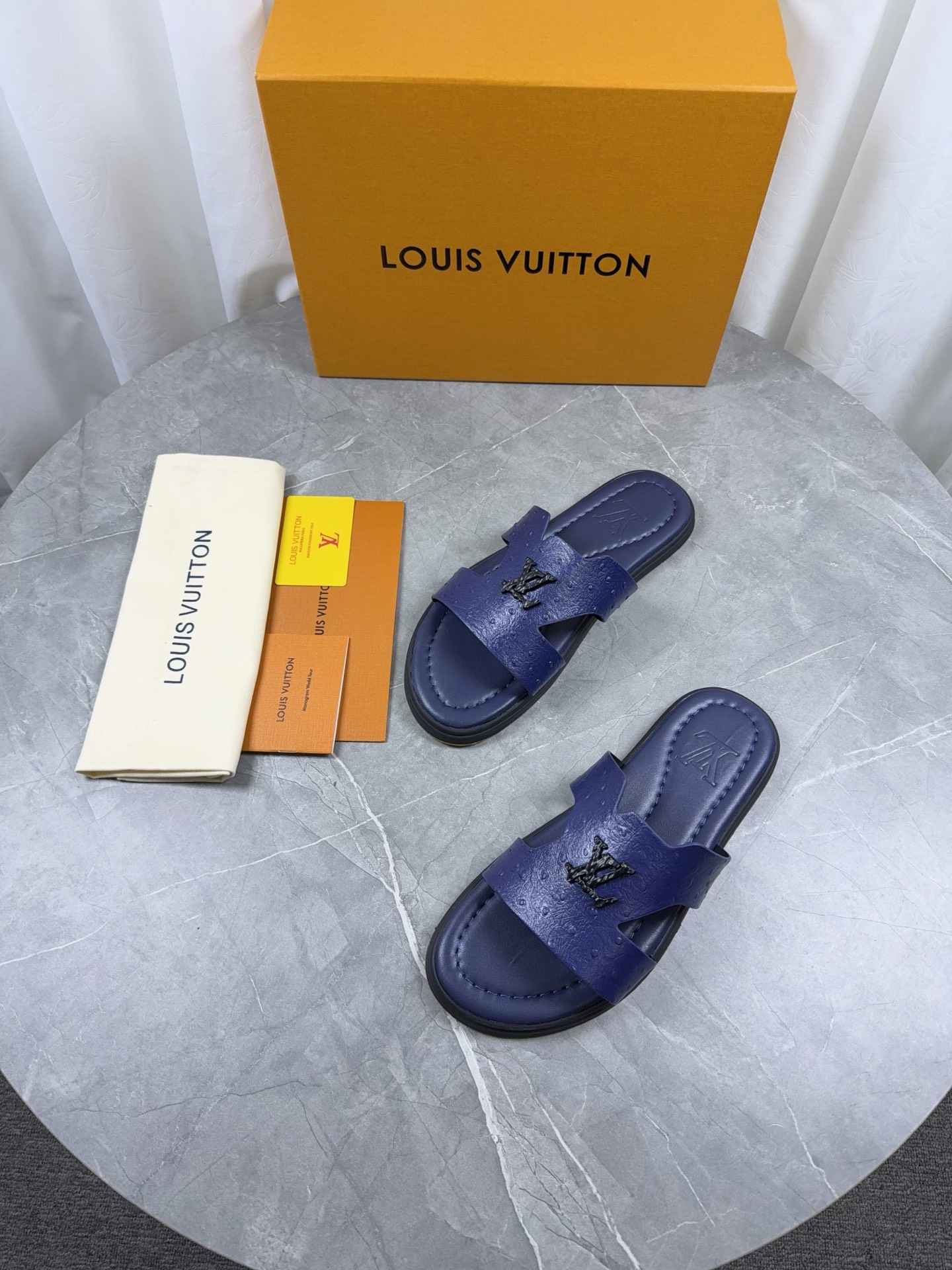 LV Style Leather Men's Shoes style reference detail image 4 from source 766796