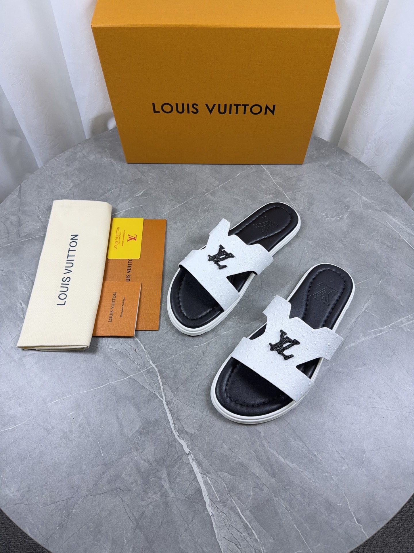 LV Style Leather Men's Shoes style reference detail image 9 from source 766799