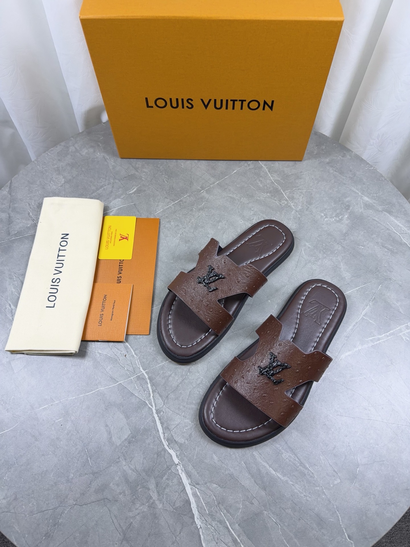 LV Style Leather Men's Shoes style reference detail image 8 from source 766802