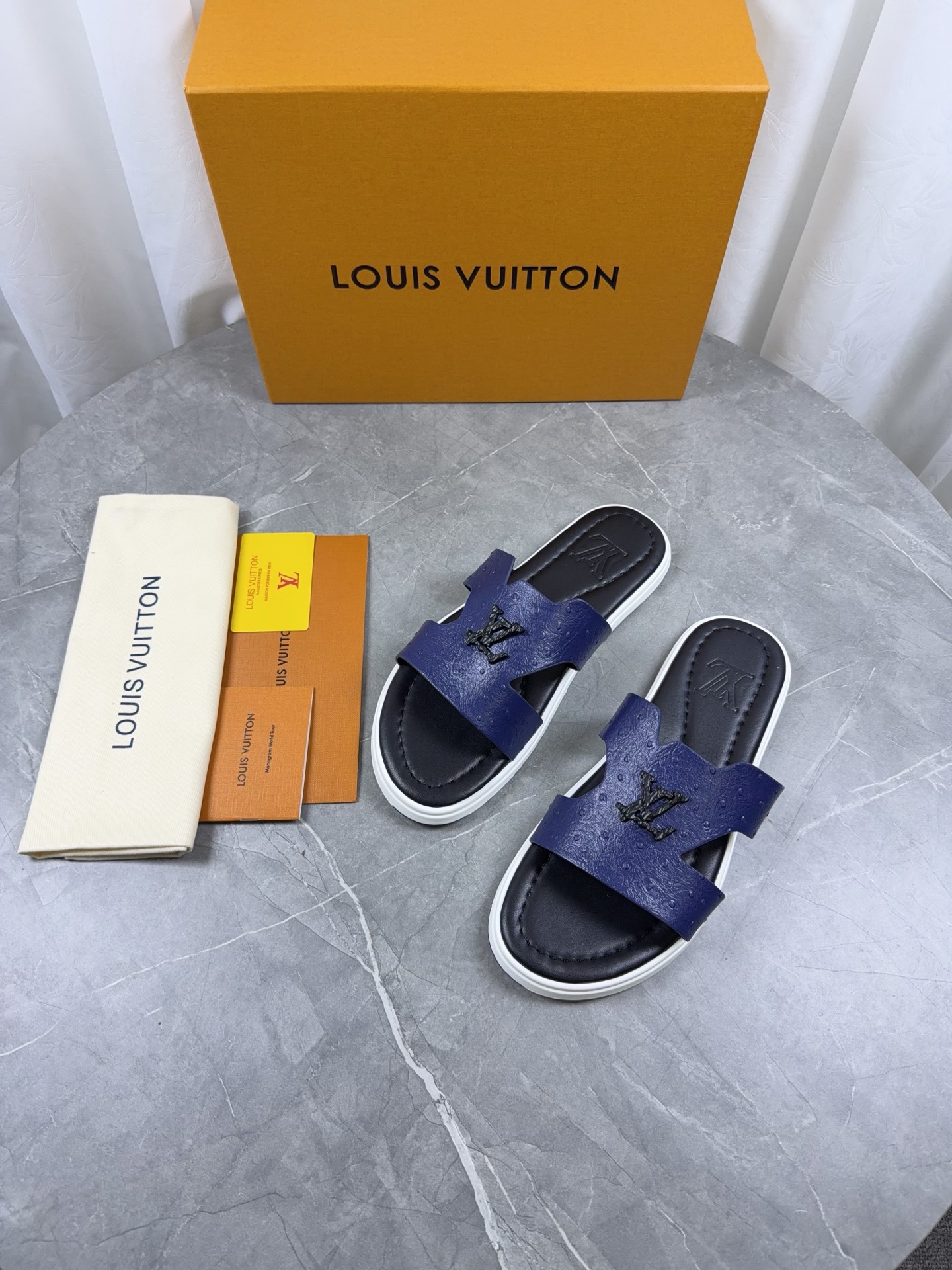 LV Style Leather Men's Shoes style reference detail image 3 from source 766804