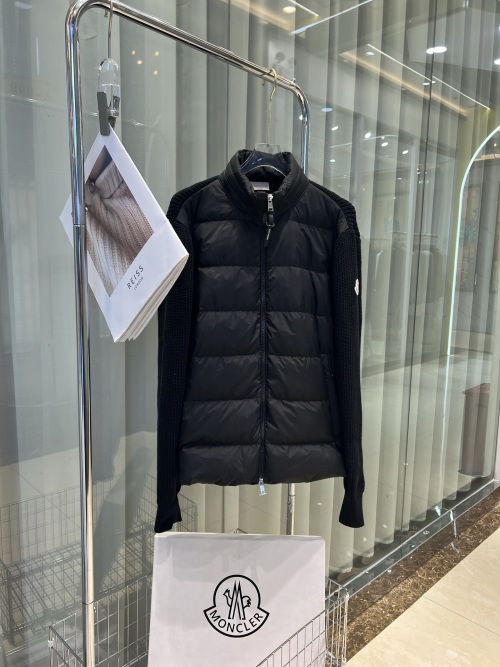Moncler Men's Knit-Panel Down Jacket, Foldable & Versatile, Unisex Style 1 Moncler Men's Knit-Panel Down Jacket, Foldable & Versatile, Unisex Style