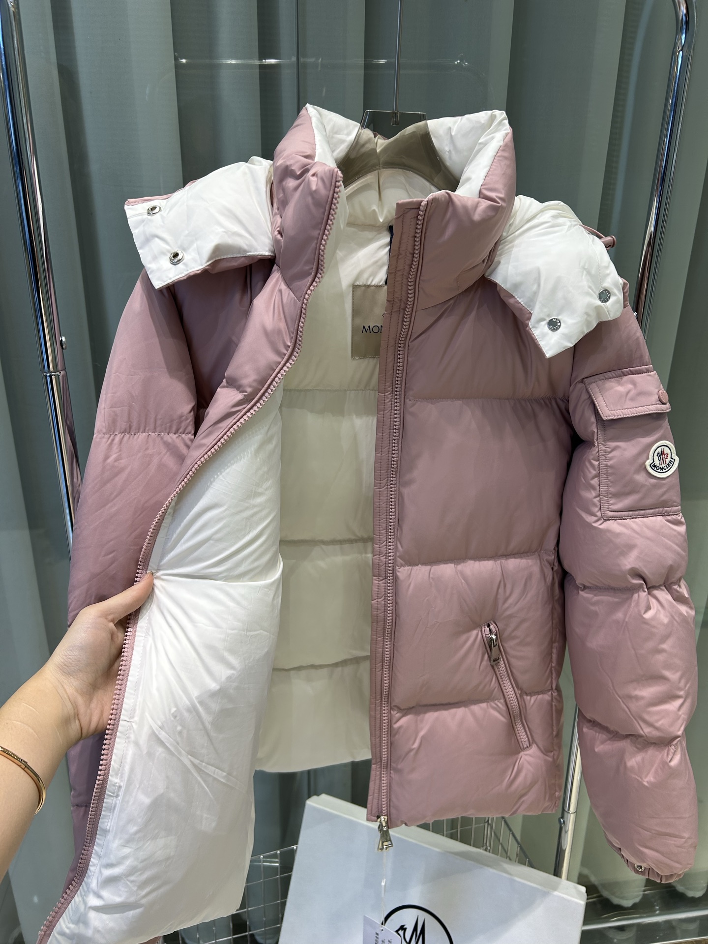 Moncler Fourmines Short Down Jacket - Recycled Materials, Slim Fit, Detachable Hood 7 i1755273196059 5069 0 5
