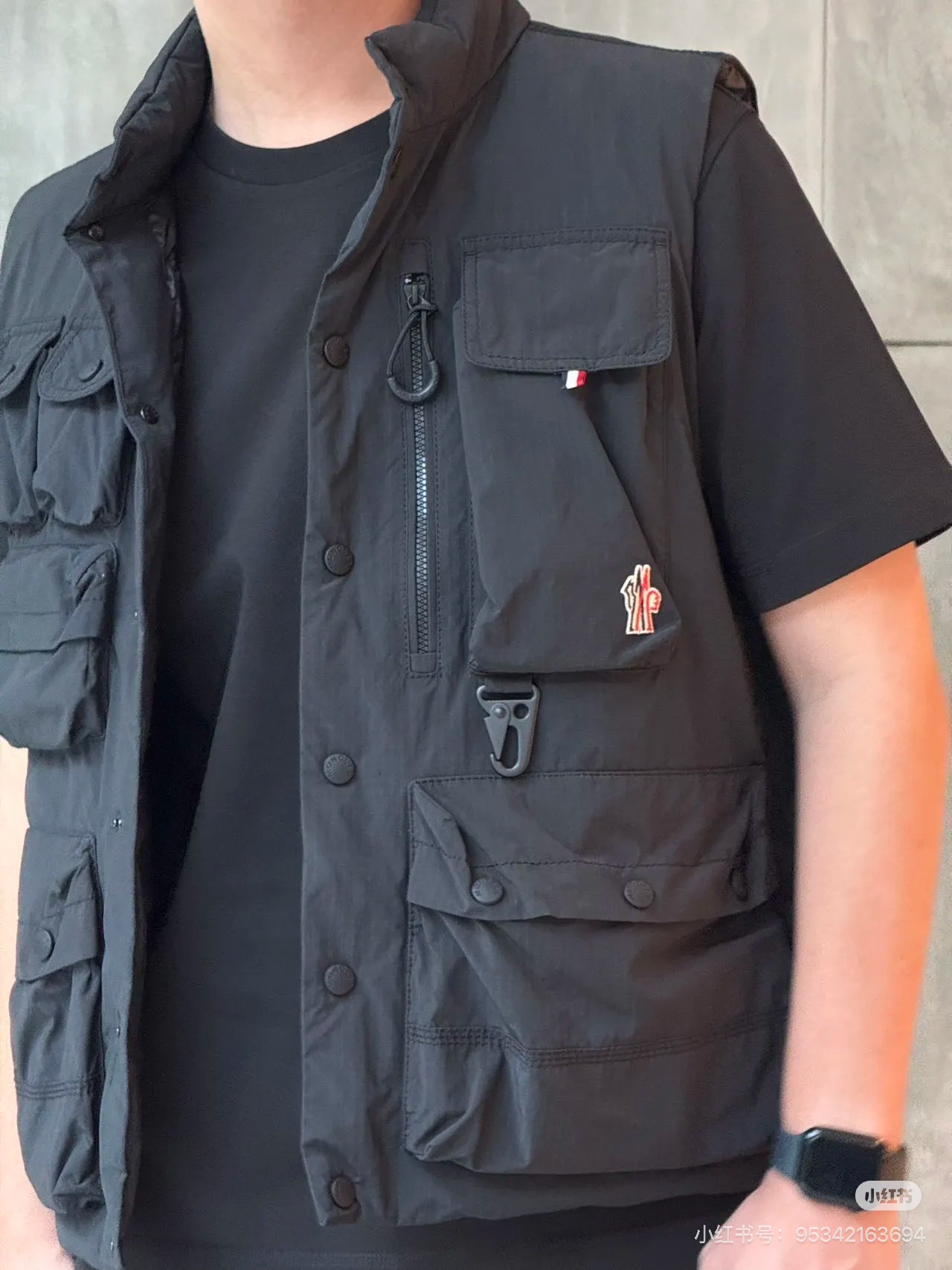 NO:481653,Working vest model upper body picture, alexander wang19860909工装马甲模特上身图,,alexander wang,Women's clothing