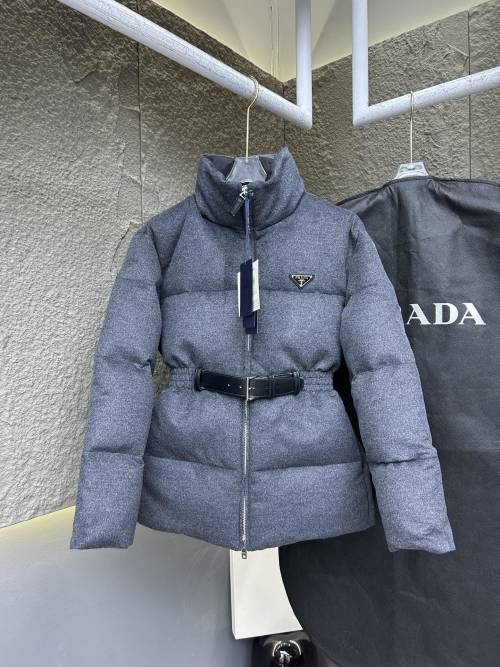 PRADA Women's Belted Padded Jacket - Stylish & Warm Winter Coat 5 PRADA Women's Belted Padded Jacket - Stylish & Warm Winter Coat