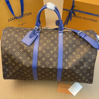 Buy Cheap Louis Vuitton LV Keepall Travel Bags Blue Red Yellow Canvas Fabric M46769