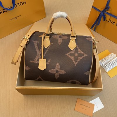 Louis Vuitton LV Speedy Bags Handbags Canvas Cowhide Vintage
