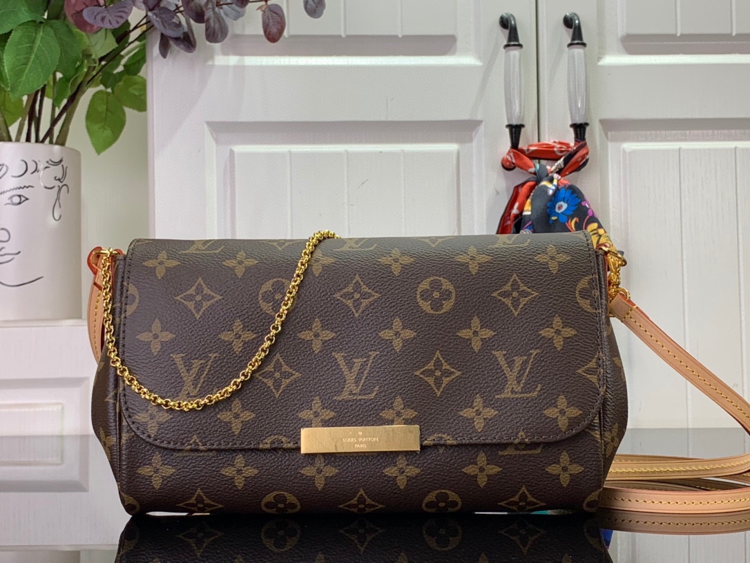 Louis Vuitton LV Favorite Bolsos cruzados y bandoleras Blanco Damier Azur Vintage M40717