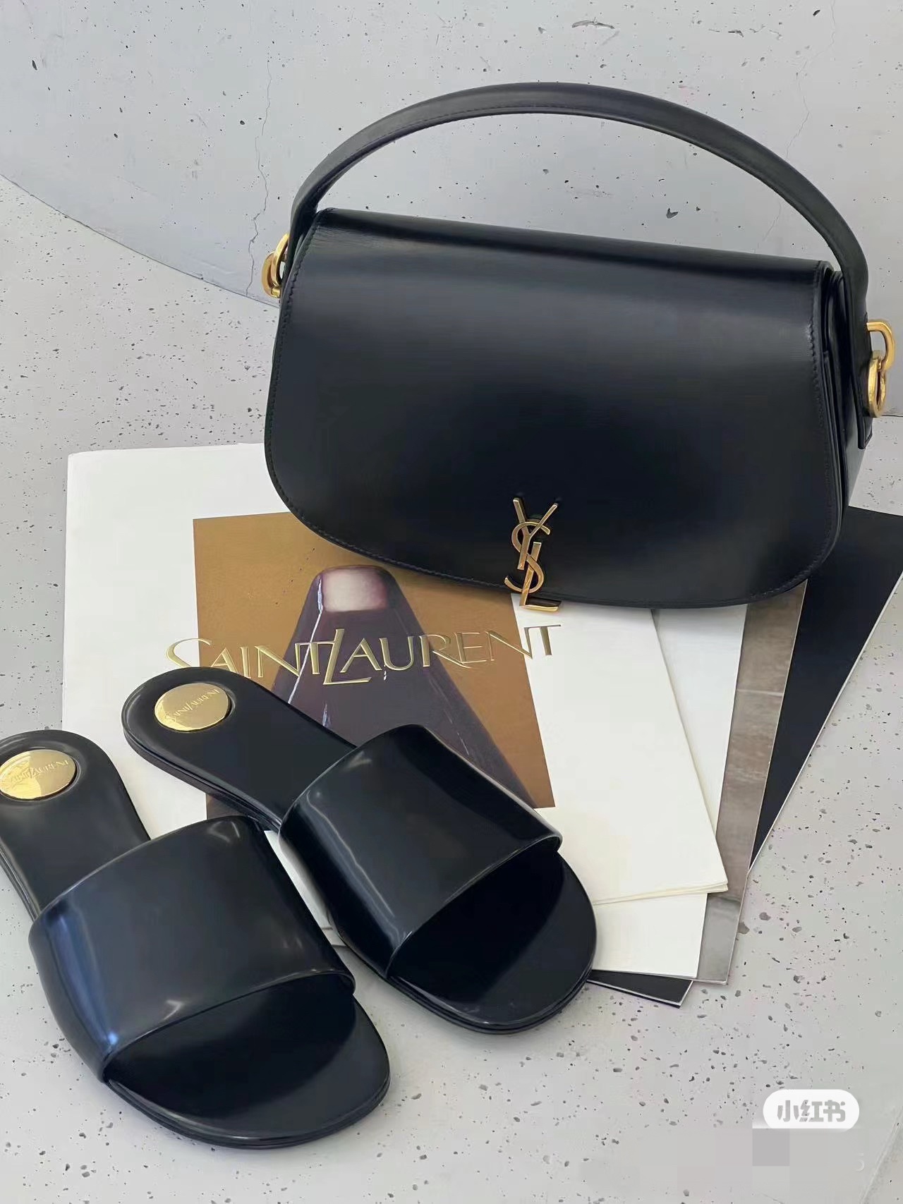 Saint Laurent Carrying on one shoulder