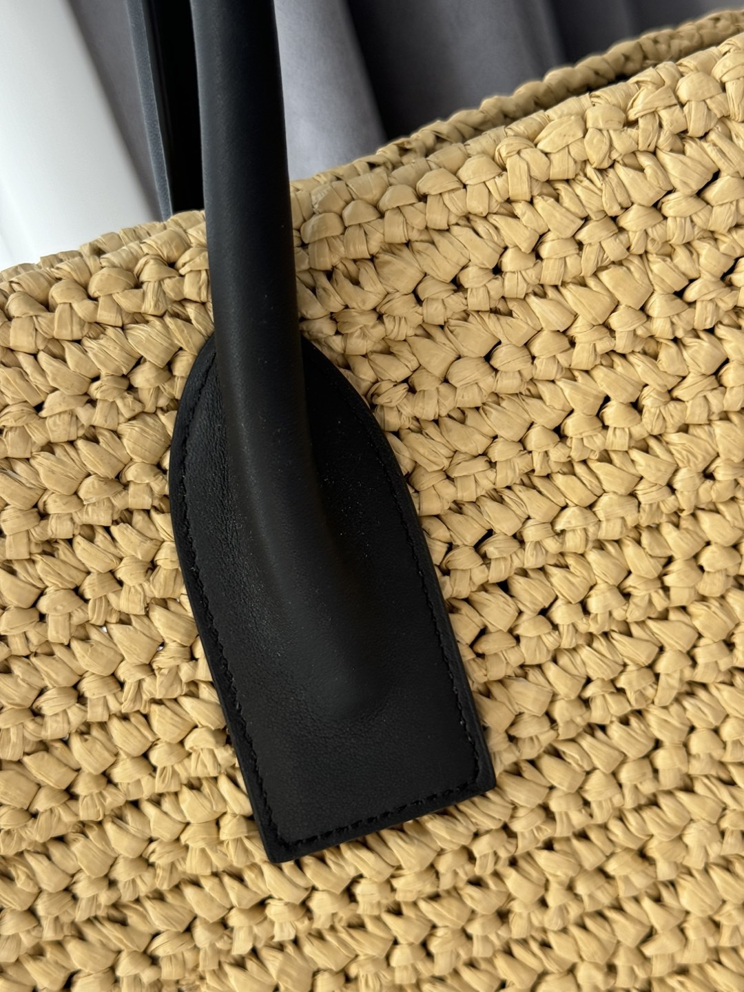 Saint Laurent Limited edition raffia woven model