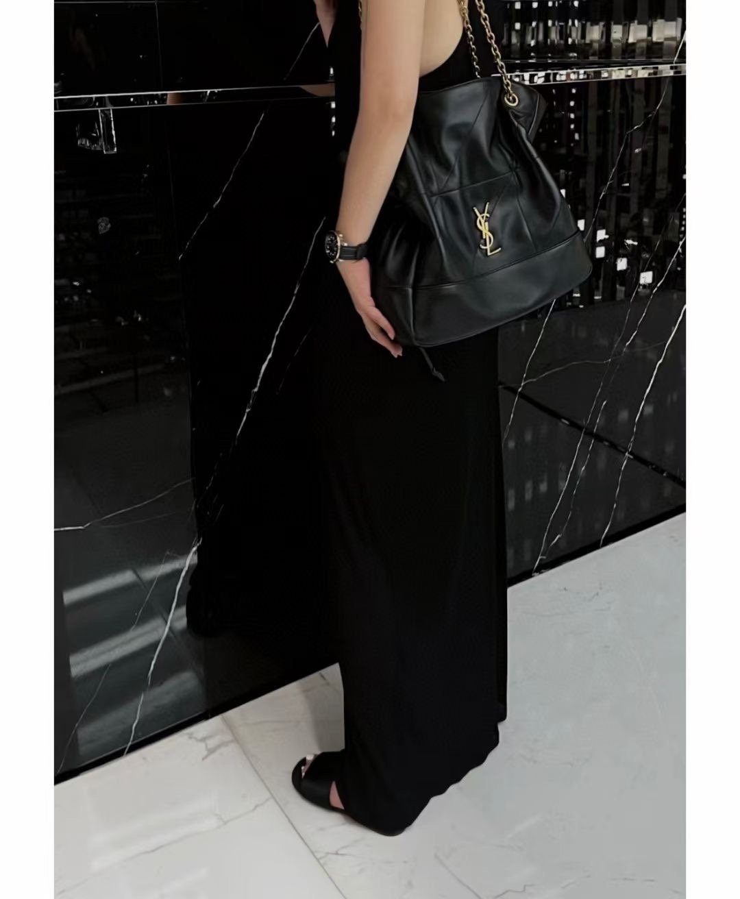 Saint Laurent Black and gold combination, the eternal theme