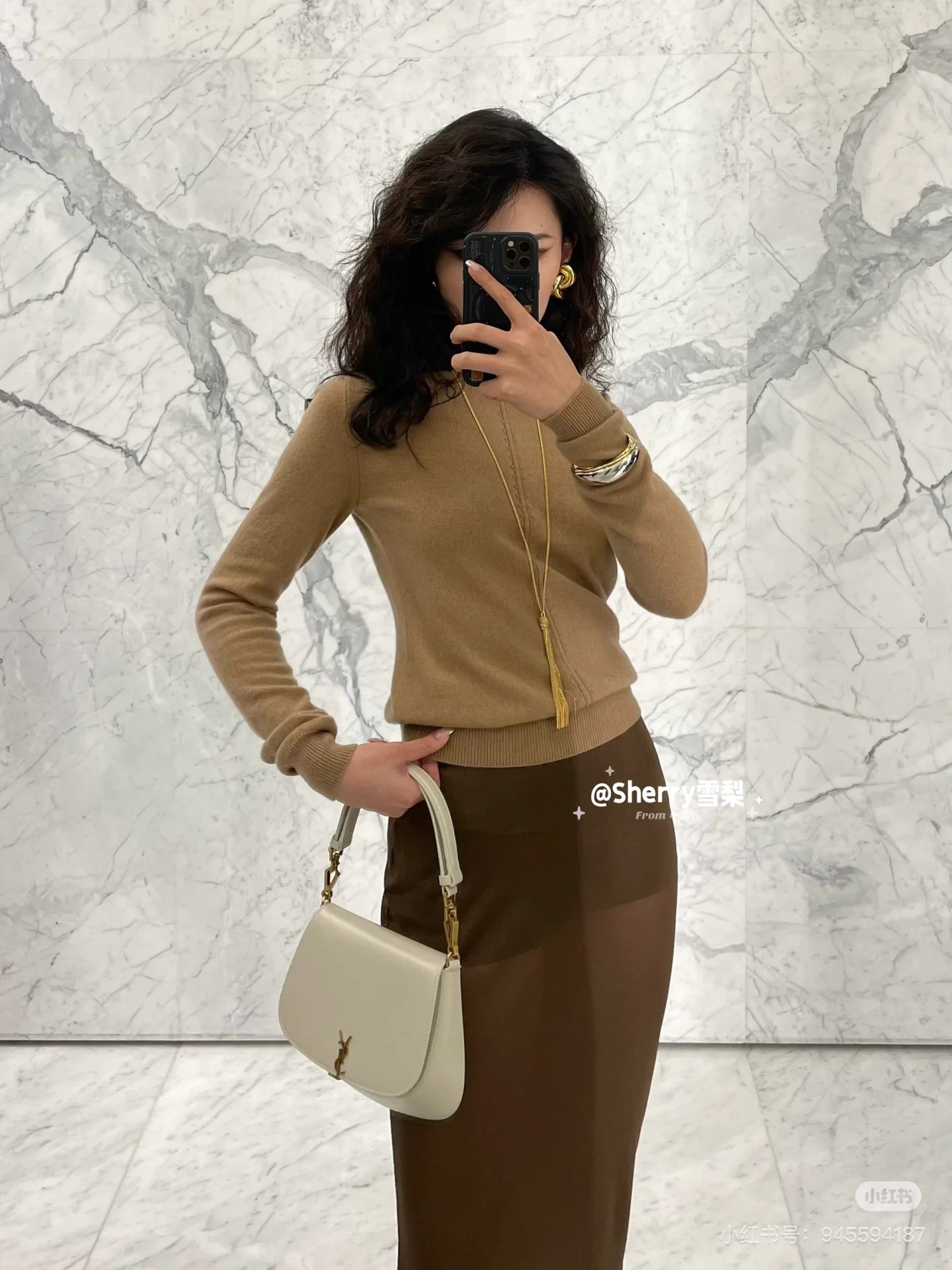Saint Laurent Every time I see a white bag