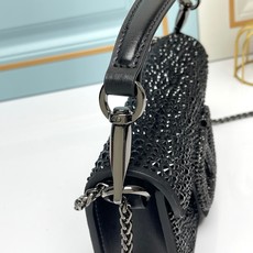 新品 【配盒】MINI LOCÒ仿水晶装饰手袋-VLogo Signature施华洛世奇®仿水晶装饰-配 新品 【配盒】MINI LOCÒ仿水晶装饰手袋-VLogo Signature施华洛世奇®仿水晶装饰-配