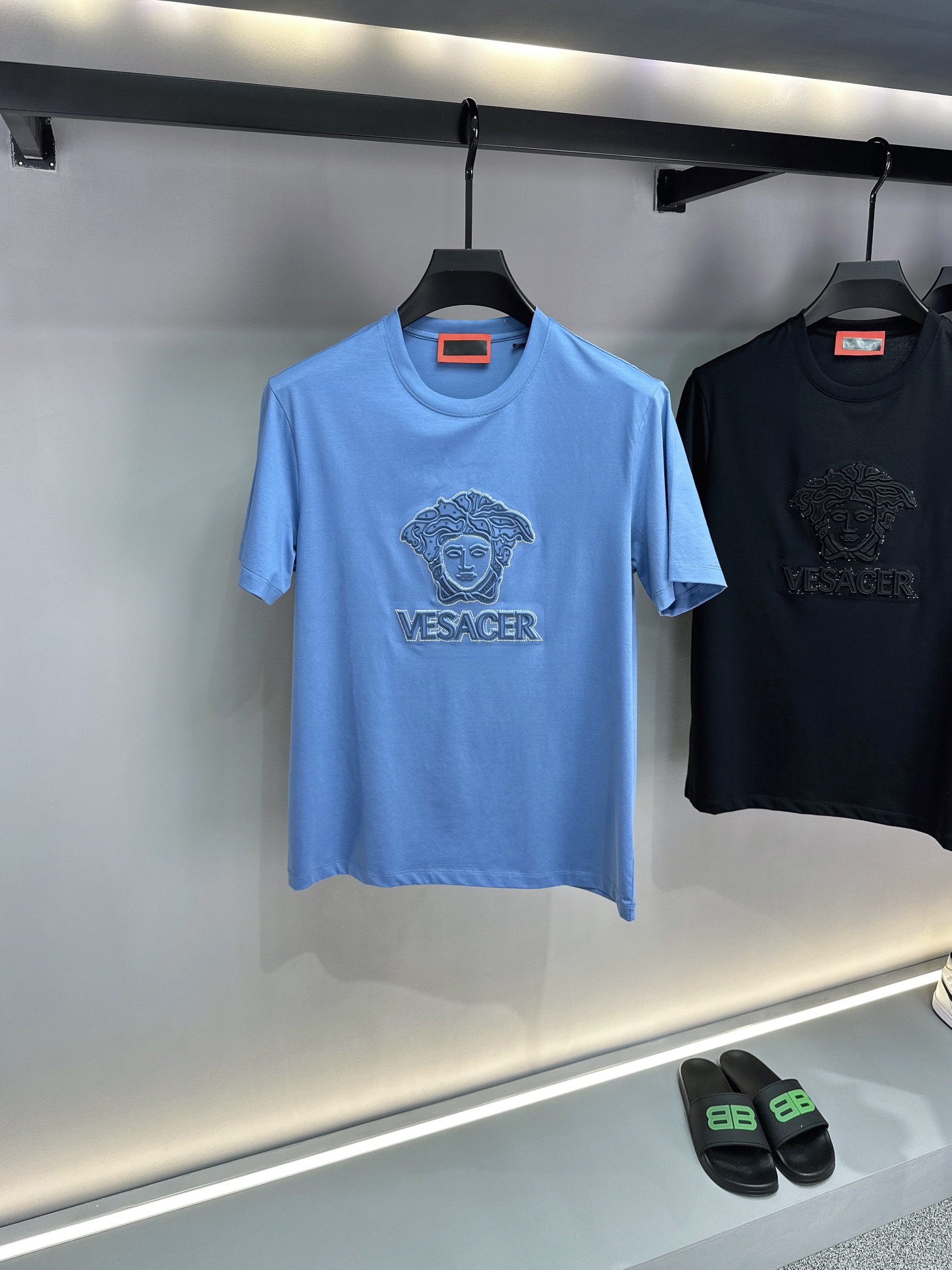 Versace Ropa Camiseta Algodón mercerizado Colección primavera – verano Fashion Manga corta