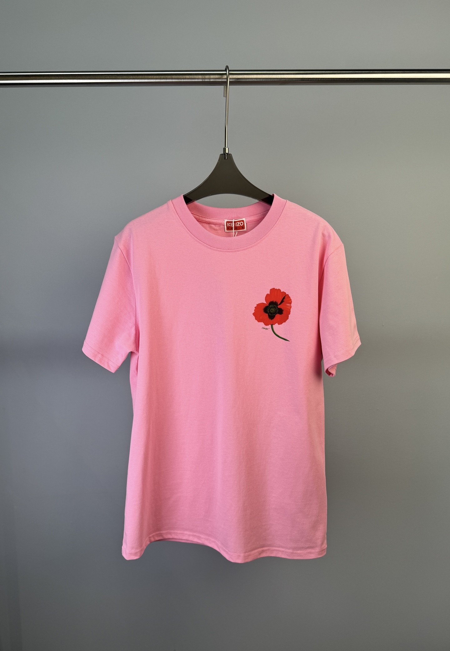 NO:314810,KENZO early spring new style Poppy flower print short-sleeved T-shirt, French romantic tone S M L, T-shirt,tees, t-shirt,alexander wang19860909KENZO 早春新款 虞美人花朵印花图案短袖T恤、法式浪漫风情的调性 码数S M L,,T-shirt,tees，t-shirt,alexander wang,Women's clothing