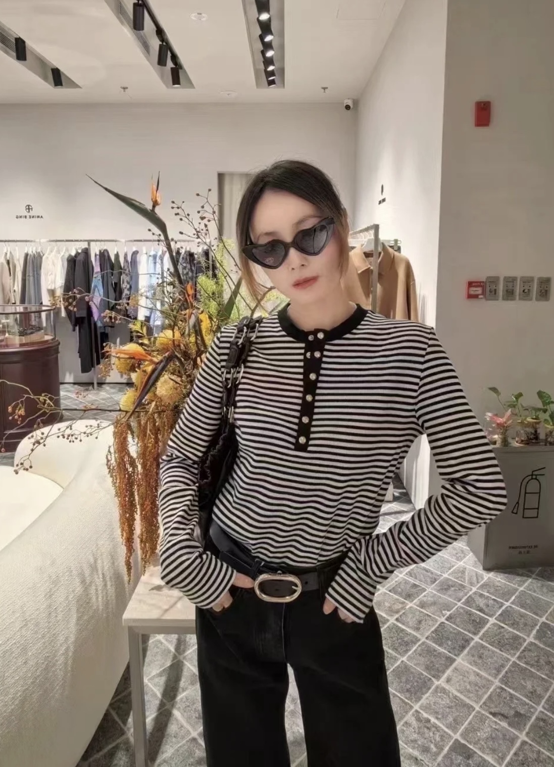 NO:324585,Alexander wang19860909小姐姐上身效果,,alexander wang,Women's clothing