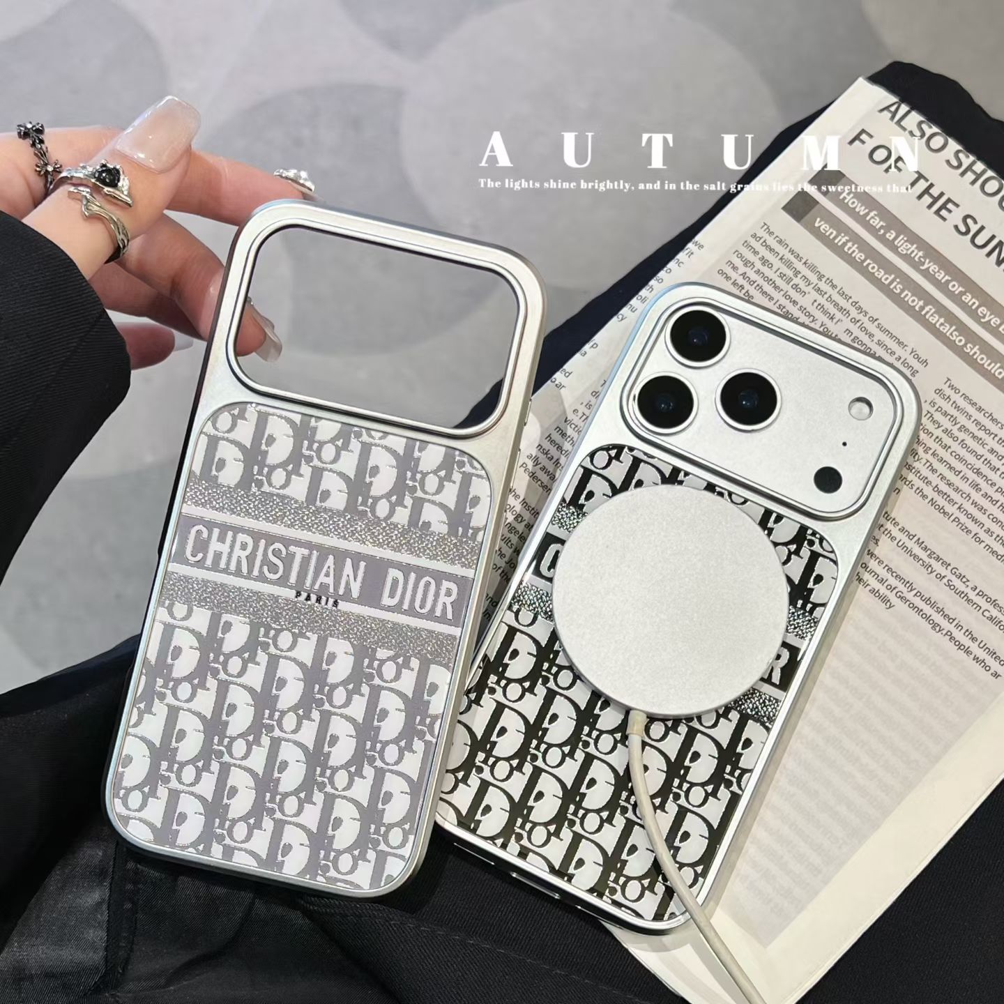 NO:611265,.17 series has been updated with gold-plated DIOR spring limited electroplated glass magnetic shell. Model: 13/14, 13pm, 14p, 14pm, 15, 15p, 15pm, 16, 16p, 16pm, 17, 17p, 17pm,, dior, dior, alexander wang19860909.17系列已更新 鎏金工艺DIOR迪奥春季限定 电镀玻璃磁吸壳 型号:13/14,13pm,14p,14pm,15,15p,15pm,16,16p,16pm,17,17p,17pm,,dior,dior,alexander wang,Women's clothing