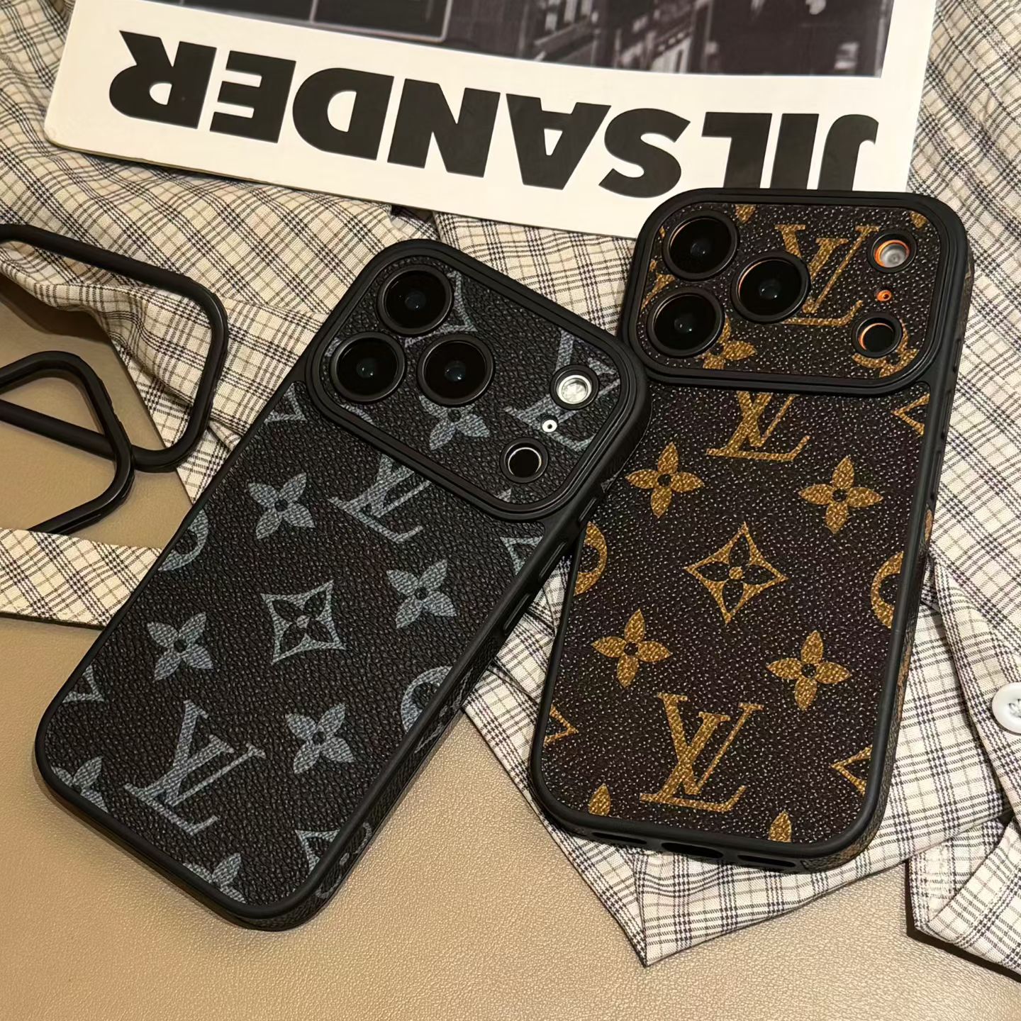 NO:611276,.Louis Vuitton LV (fine holes are removable) + large holes with same-color side panels, classic presbyopia, black flower, ready-made model 12-17promax (no mini, 14/15plus),,louis vuitton,louis vuitton,alexander wang19860909.Louis Vuitton LV（精孔可拆卸）+大孔同色侧边贴皮 经典老花 黑花 现货型号12-17promax（无mini,14/15plus）,,louis vuitton,louis vuitton,alexander wang,Women's clothing