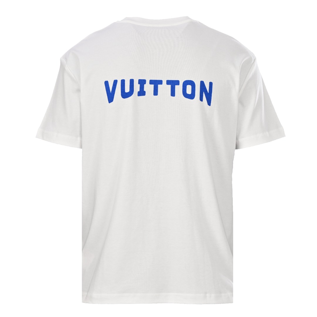 Louis Vuitton LOUIS VUITTON LV 蓝圆圈印花短袖T恤
