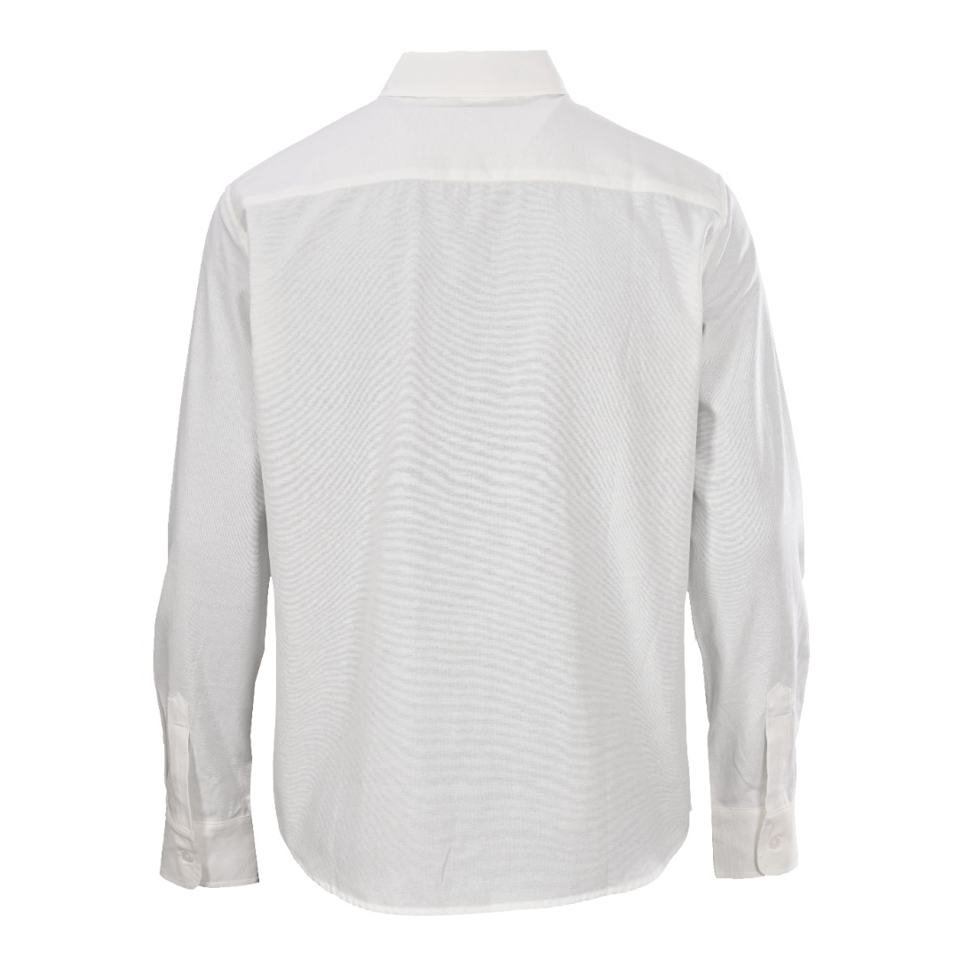 AMI Paris 小爱心刺绣长袖衬衫 定制臻品柔韧牛津棉布