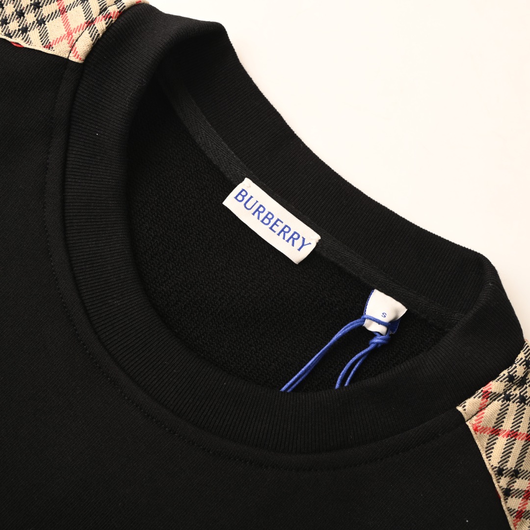 Burberry BURBERRY巴宝莉BBR 侧菱格织带套装圆领卫衣