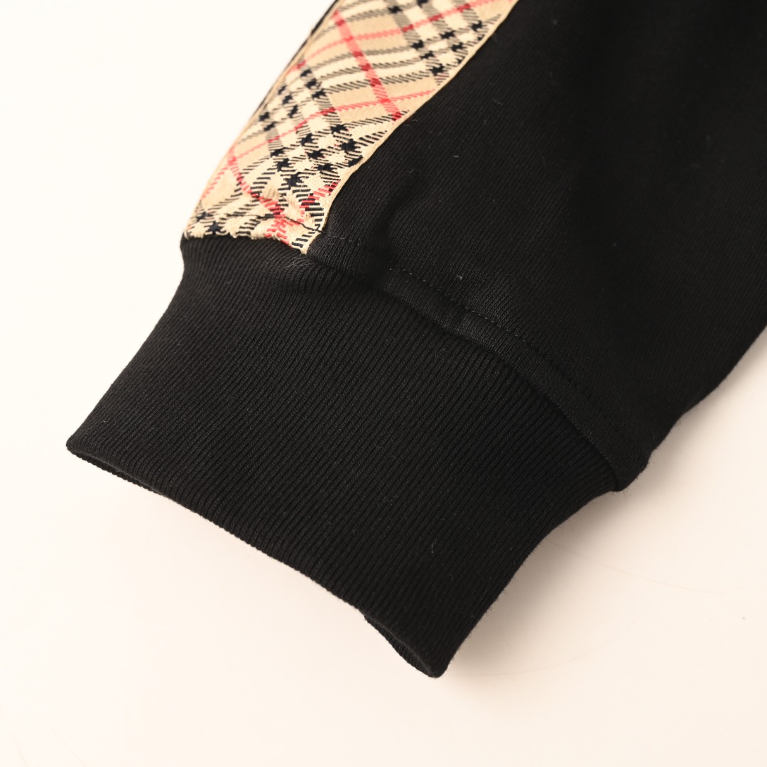 Burberry BURBERRY巴宝莉BBR 侧菱格织带套装圆领卫衣