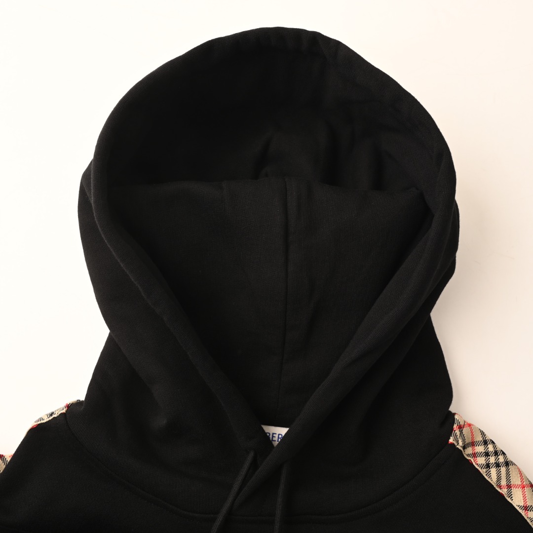 Burberry BURBERRY巴宝莉BBR 侧菱格织带套装连帽卫衣