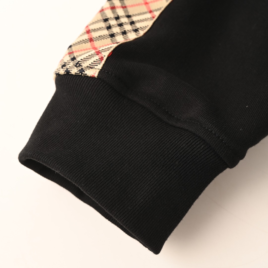 Burberry BURBERRY巴宝莉BBR 侧菱格织带套装连帽卫衣