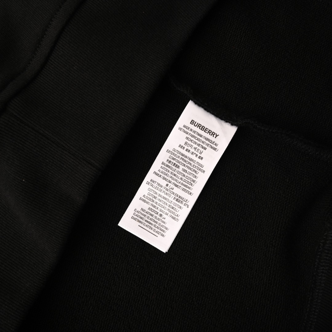 Burberry BURBERRY巴宝莉BBR 侧菱格织带套装连帽卫衣