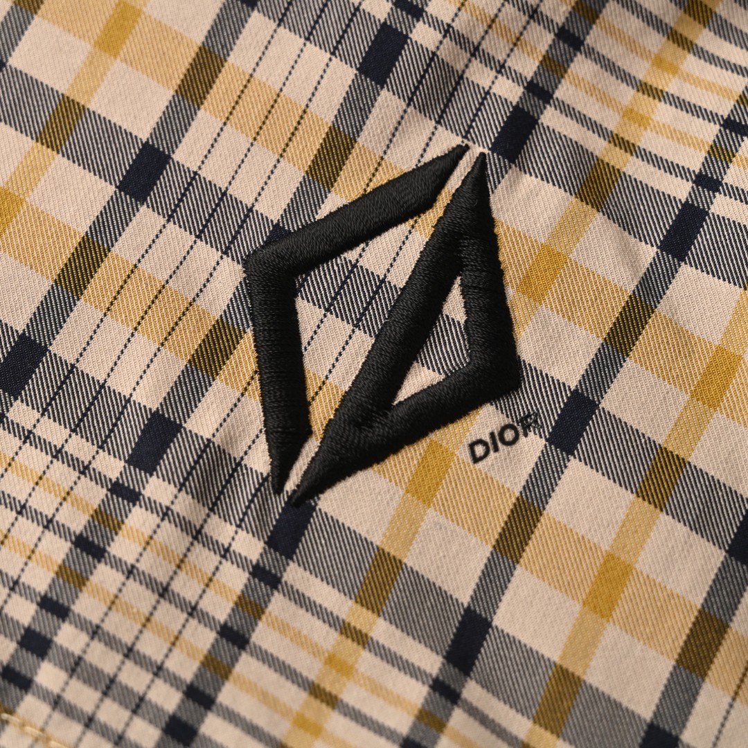 Dior DIOR迪奥CD 菱格条纹混纺衬衫外套