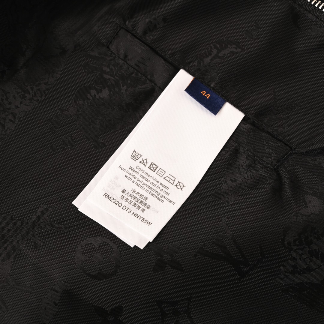 Louis Vuitton LOUIS VUITTON LV 遛狗暗纹提花连帽夹克外套