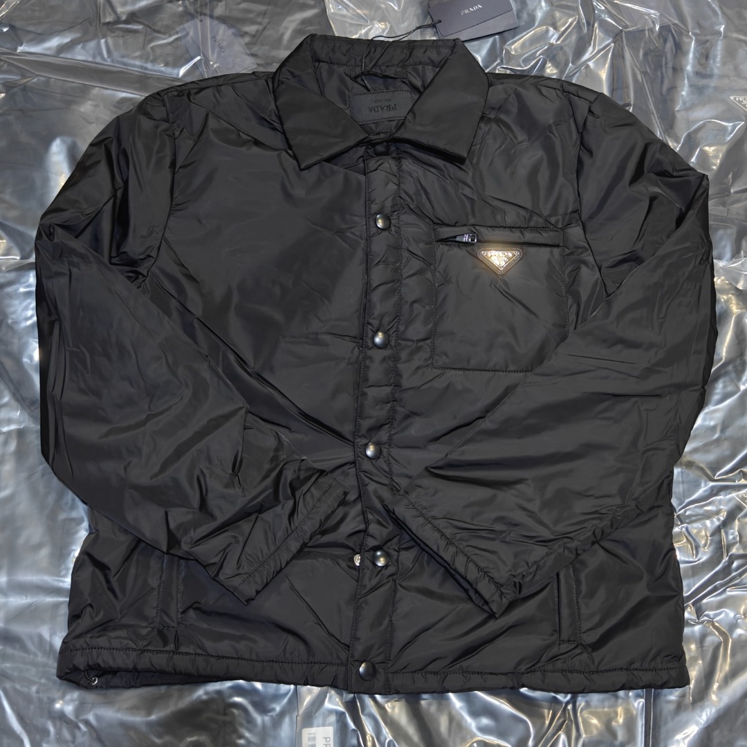 Prada PRD Chaqueta De Algodón Ligero De Nylon Regenerado Venta Real