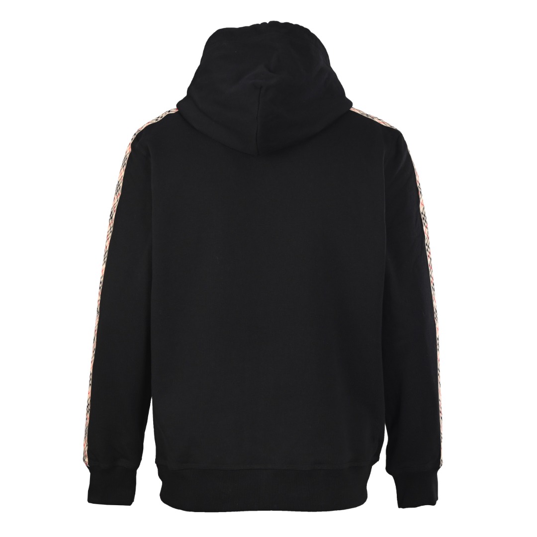 Burberry BURBERRY巴宝莉BBR 侧菱格织带套装拉链连帽卫衣