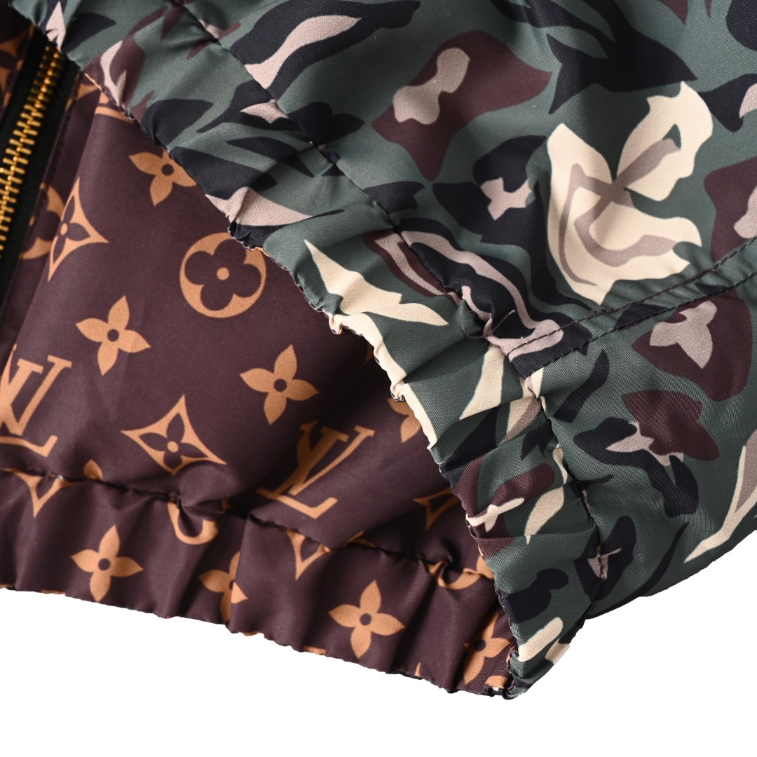 Louis Vuitton LOUIS VUITTON LV X NIGO 联名款 迷彩双面连帽外套