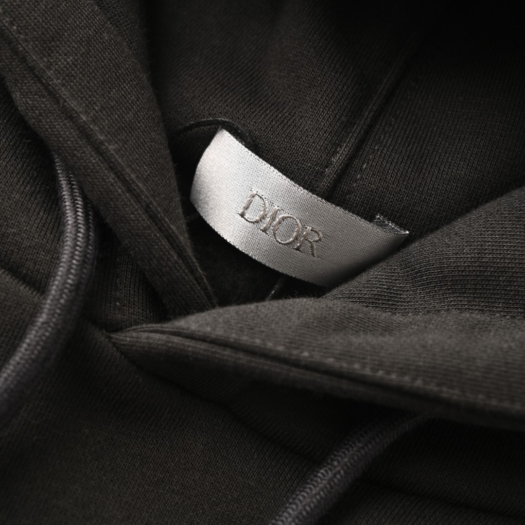 Dior DIOR迪奥CD 签名绣花连帽卫衣