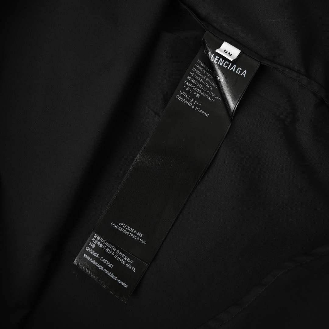 Balenciaga BALENCIAGA巴黎世家BLCG 胶浆印花长袖衬衫
