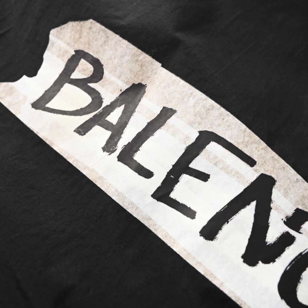 Balenciaga BALENCIAGA巴黎世家BLCG 胶浆印花立领夹克外套