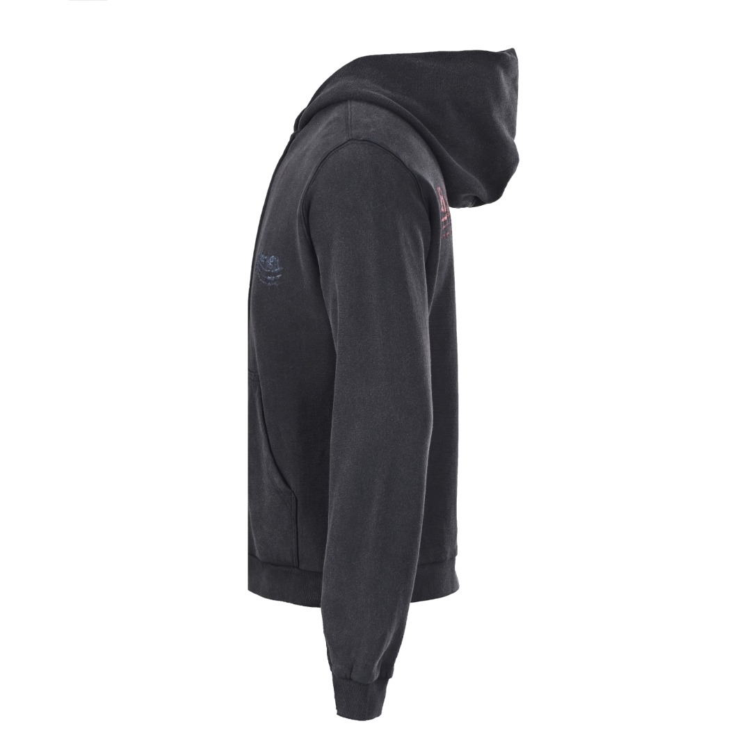 Balenciaga BALENCIAGA巴黎世家BLCG 模糊印花洗水拉链连帽外套