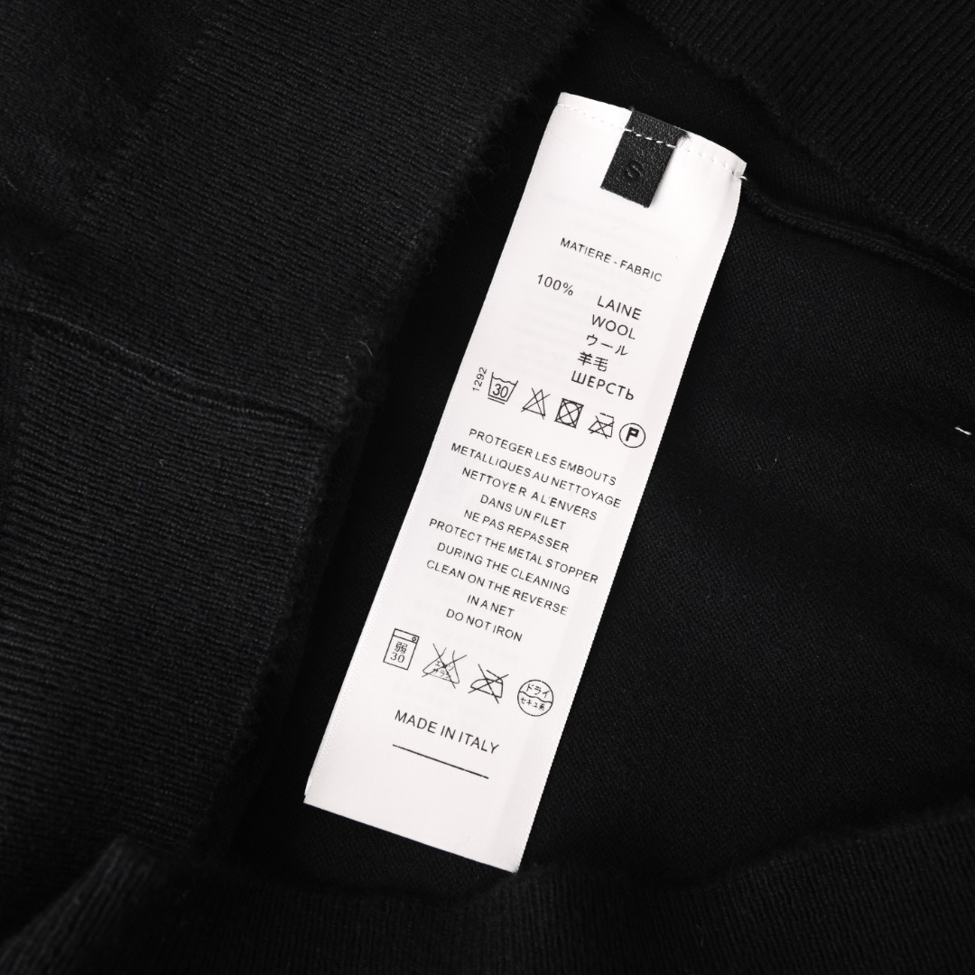 Chrome Hearts CHROME HEARTS克罗心CH 袖花针织圆领毛衣