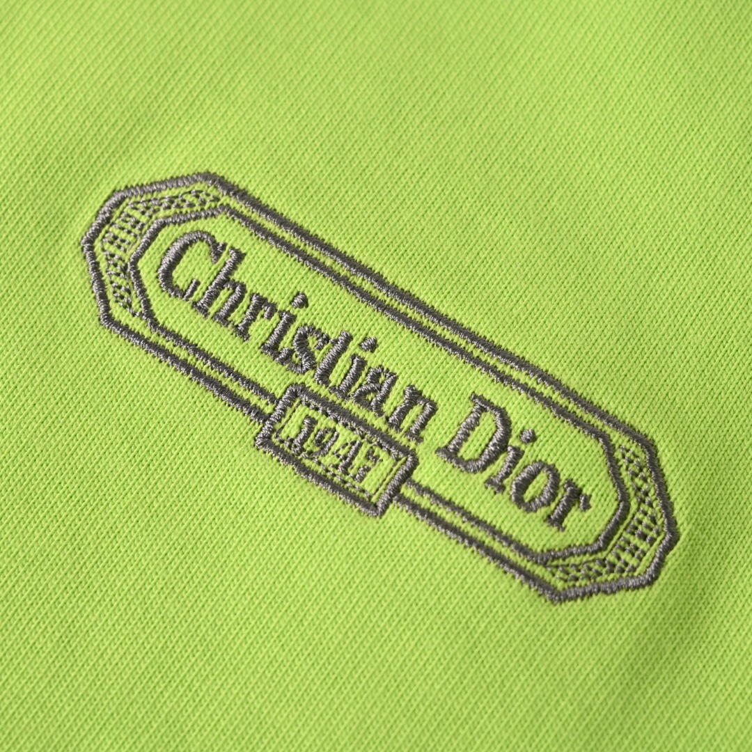 Dior DIOR迪奥CD BOX 长条刺绣短袖T恤